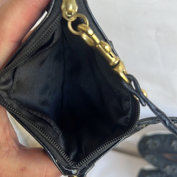 Coach Poppy Wristlet Wallet Black Patent Leather‎ - Picture 6 of 6
